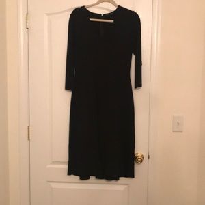 Paula hian black midi dress